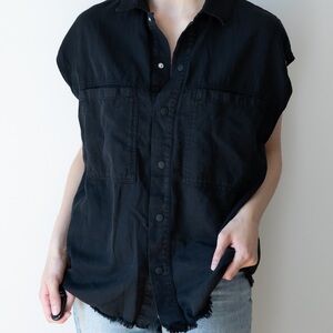 Zara Black Men's Button Up Shirt